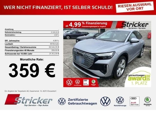 Audi Q4 e-tron 40.149 km 31.939 € Detmold 32760