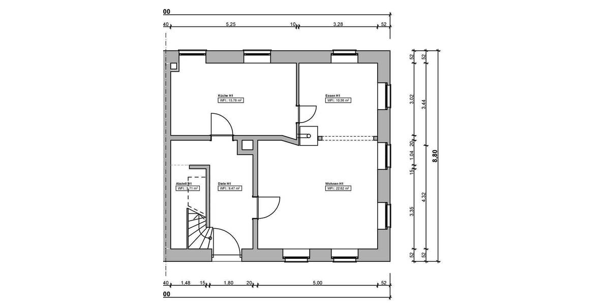 Doppelhaushälfte Stegaurach Waizendorf - 7 Zimmer, 176 m&sup2;, 527.000&euro; | Angebot:25773877