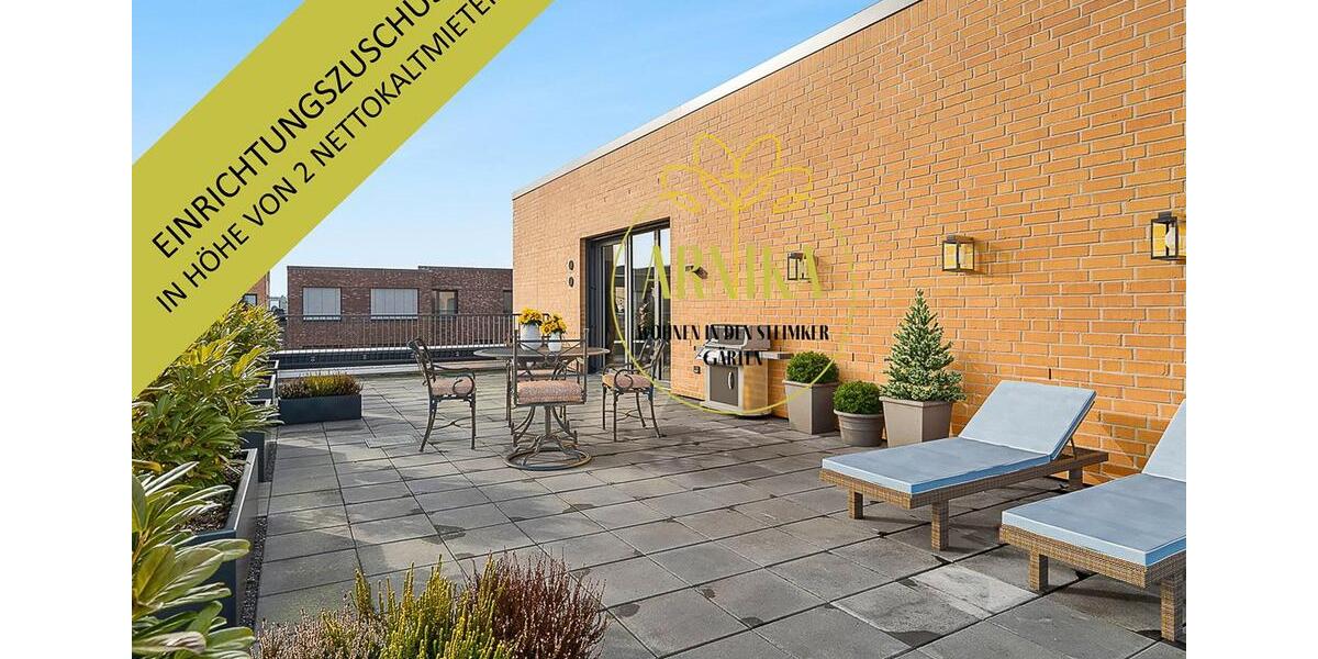 Dachgeschoßwohnung Wolfsburg Almke - 3 Zimmer, 125 m&sup2;, 1.440&euro; | Angebot:24980844