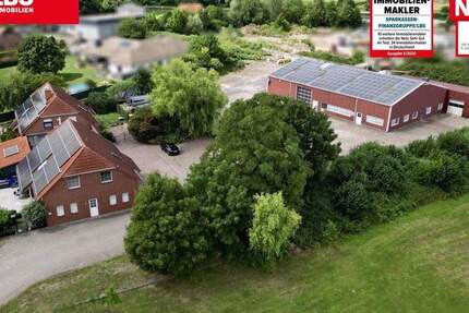 Junge Gewerbeeinheit: KFZ- Werkstatt mit Lagerhalle und zwei Büro- oder Wohngebäude... zimmer