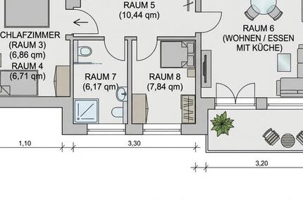 Wohnung Himmelpforten - 3 Zimmer, 66 m&sup2;, 1.000&euro; | Angebot:25545473