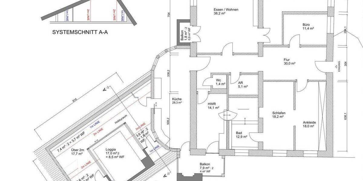 Etagenwohnung Trier Innenstadt - 5 Zimmer, 260 m&sup2;, 948.800&euro; | Angebot:25740920
