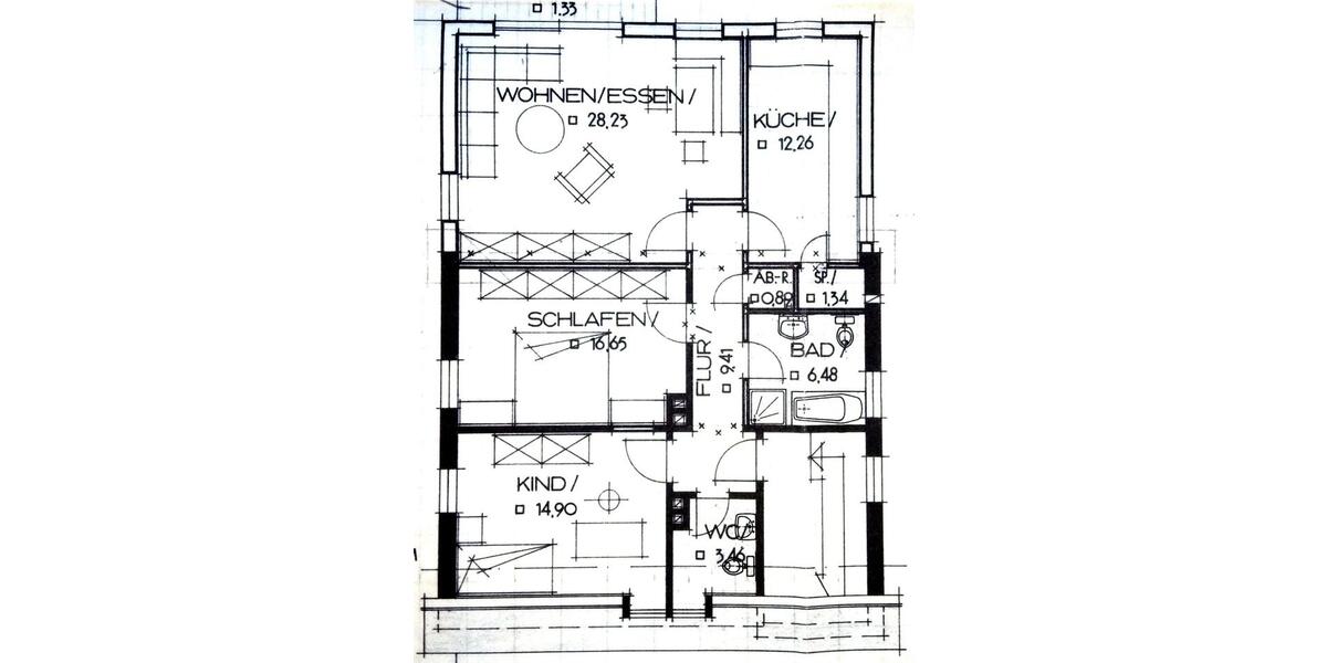 3-Zimmer-Wohnung mit Balkon in Selb ab April 2026 zu vermieten 3 zimmer
