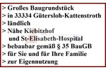Baugrundstück in Kattenstroth - bauträgerfrei und provisionsfrei für Käufer zimmer