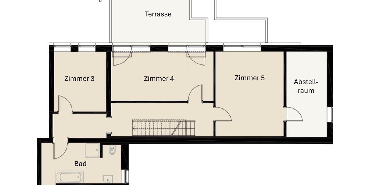 Lichtdurchflutete Maisonettewohnung mit Garten in ruhiger Lage 5 zimmer