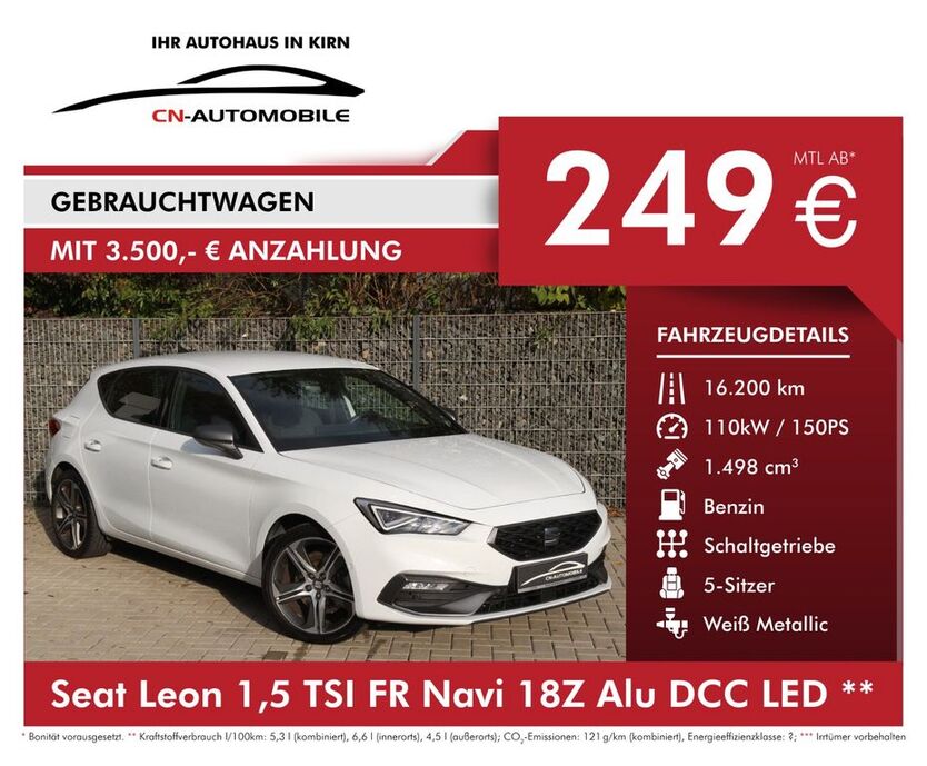 Seat Leon 16.200 km 24.490 € Kirn 55606
