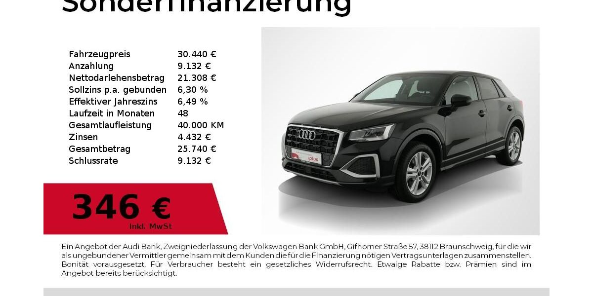 Audi Q2 14.261 km 29.830 &euro; Nürnberg 90411