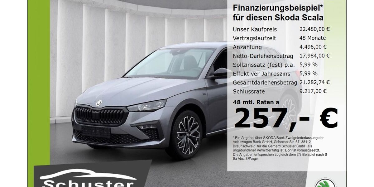 Skoda Scala 17.416 km 22.480 &euro; Ruhstorf 94099