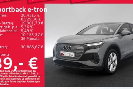Audi Q4 e-tron 29.023 km 27.213 &euro; Eching 85386