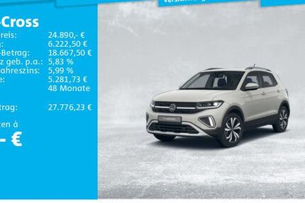 VW T-Cross 1.233 km 24.480 &euro; Langenhagen 30853