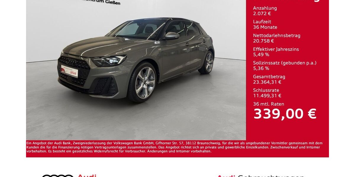 Audi A1 27.750 km 22.830 &euro; Giessen 35394