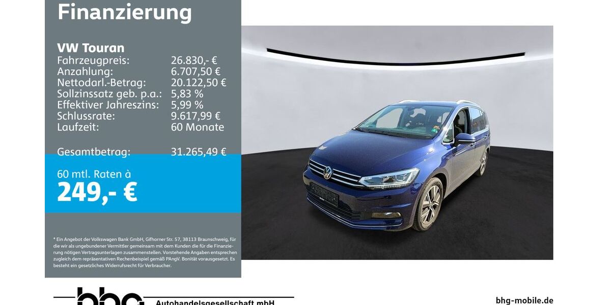 VW Touran 85.511 km 26.830 &euro; Bühl 77815