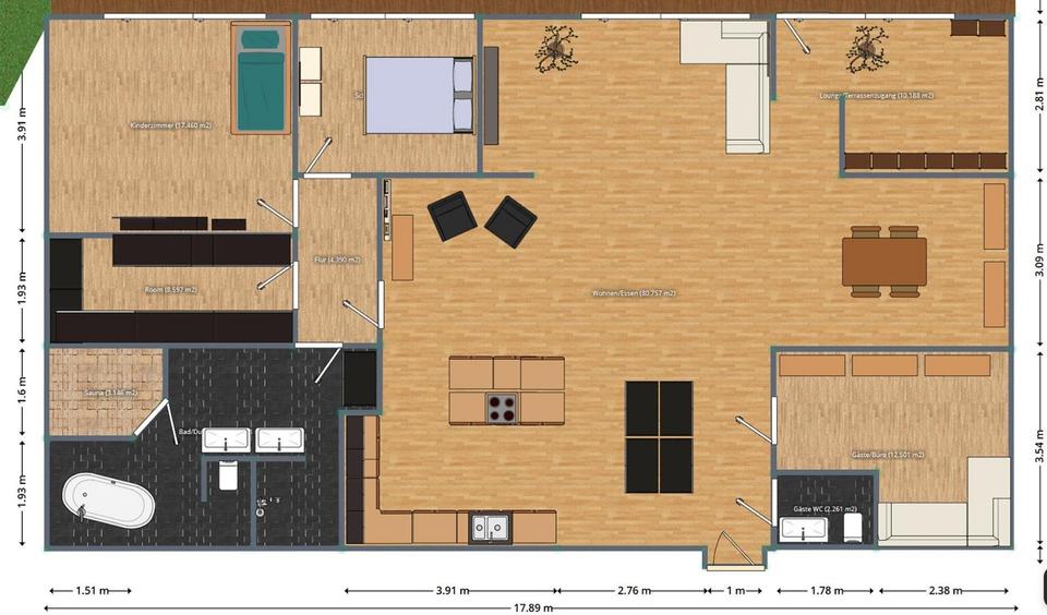 Erdgeschoßwohnung Freudenstadt - 4 Zimmer, 175 m&sup2;, 405.000&euro; | Angebot:26216108