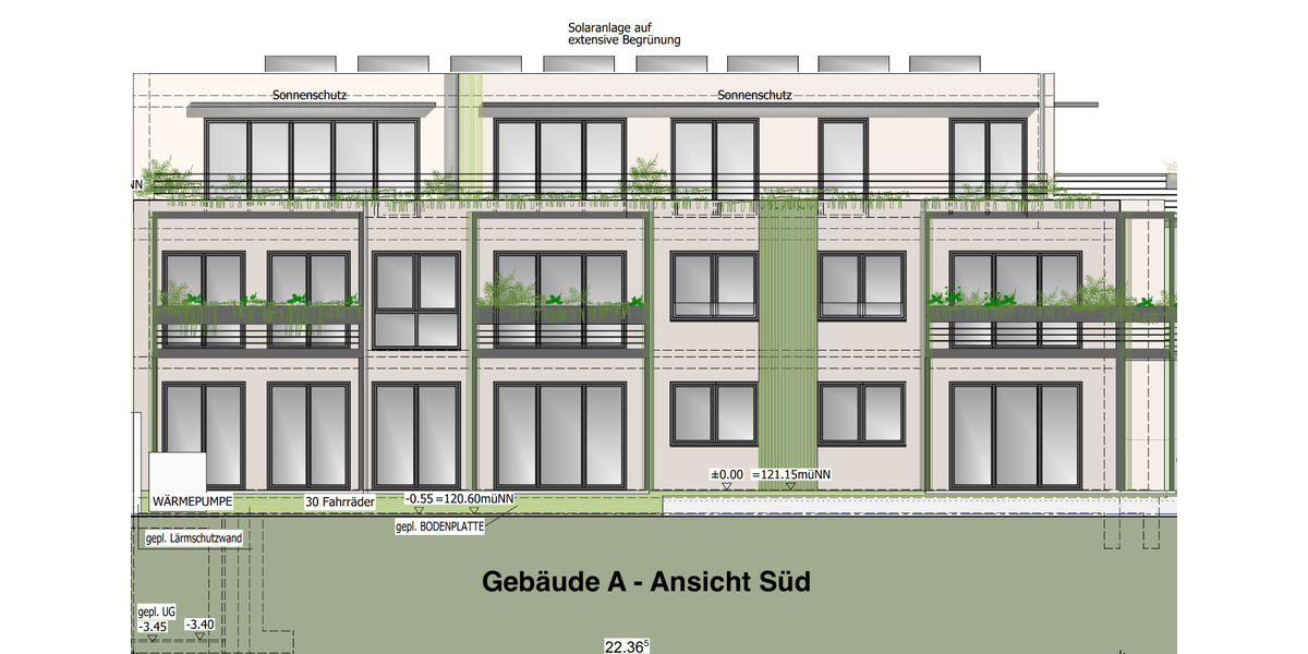 Etagenwohnung Mainz Oberstadt - 3 Zimmer, 71 m&sup2;, 446.424&euro; | Angebot:15791602