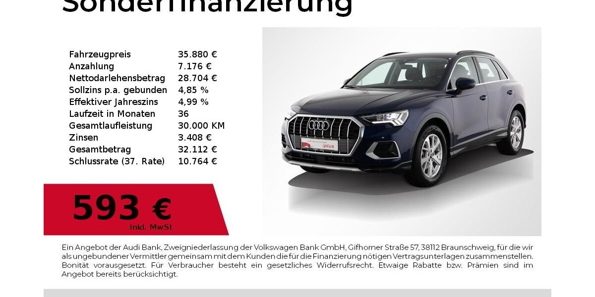 Audi Q3 22.416 km 34.880 &euro; Nürnberg 90441