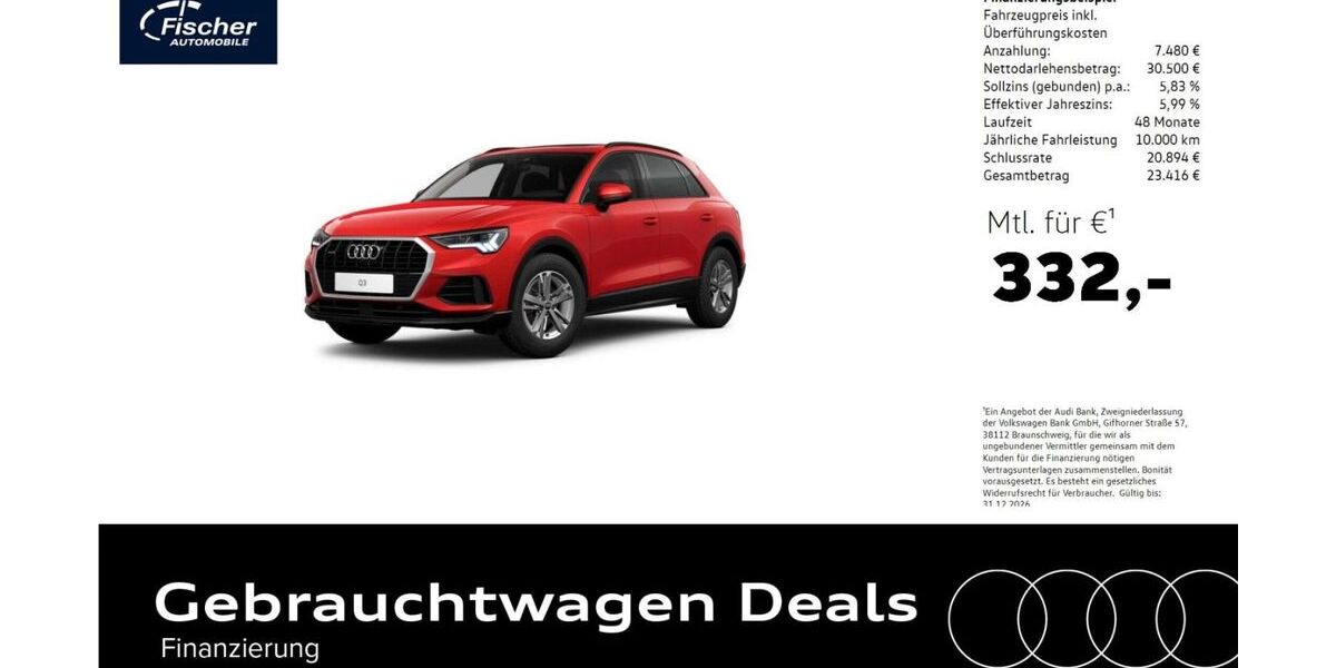 Audi Q3 32.525 km 37.980 &euro; Pilsach 92367