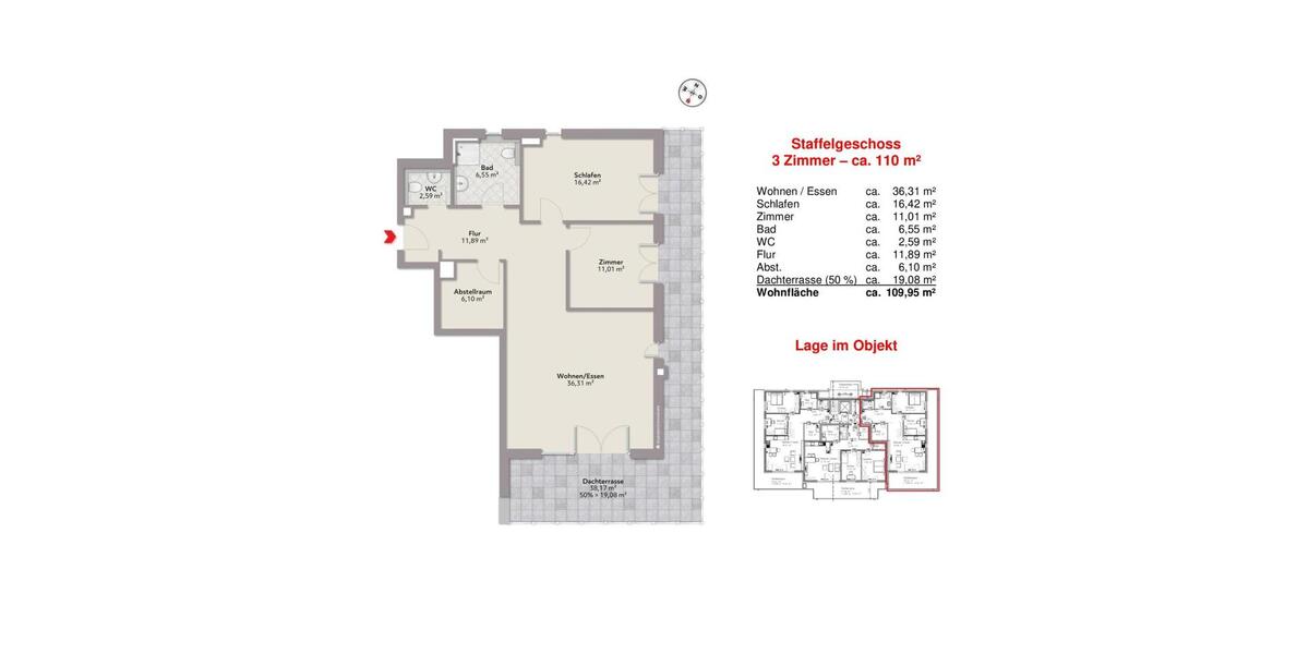 Einfamilienhaus Preetz - 3 Zimmer, 110 m&sup2;, 1.540&euro; | Angebot:26439551