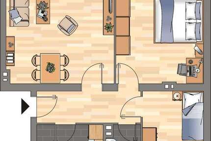 Wohnung zum Mieten in Düsseldorf 819 € 63.49 m²