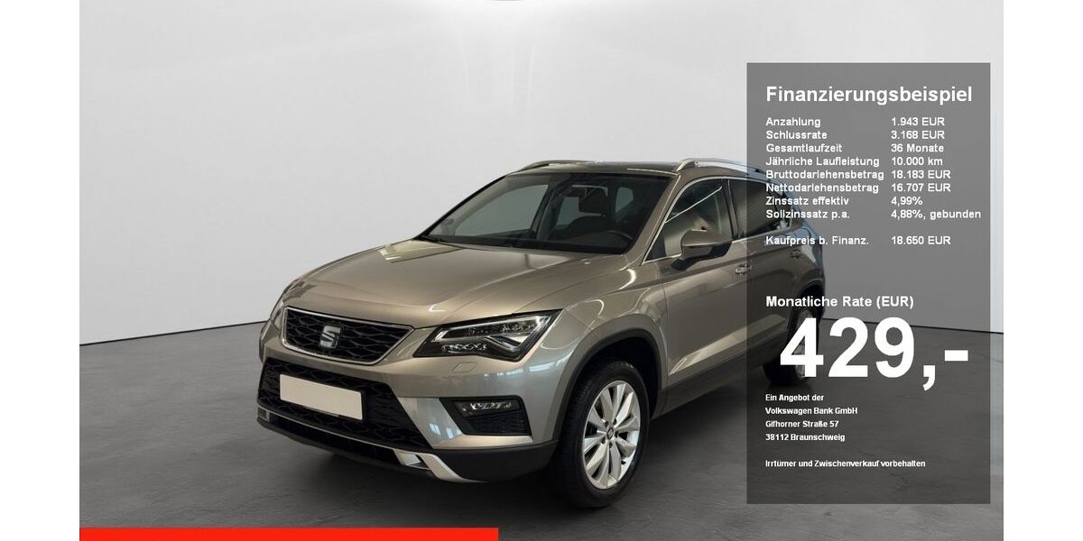 Seat Ateca 87.400 km 18.650 &euro; Regensburg 93055