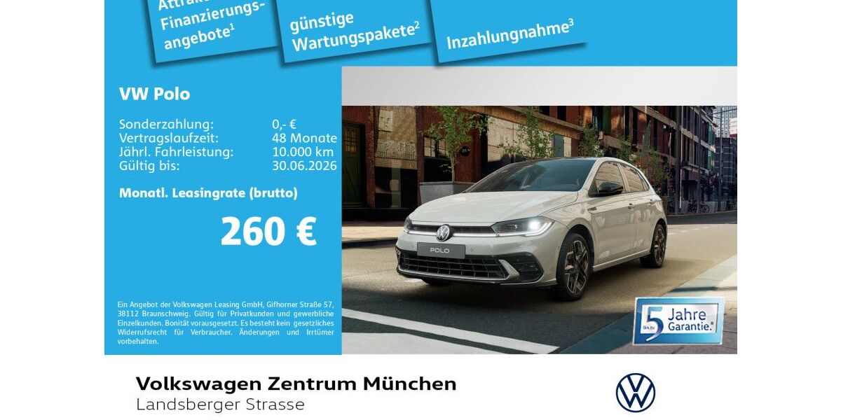 VW Polo 3.000 km 26.979 &euro; München 80687