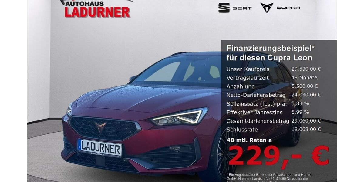 Cupra Leon 78.165 km 27.930 &euro; Villingen-Schwenningen 78052