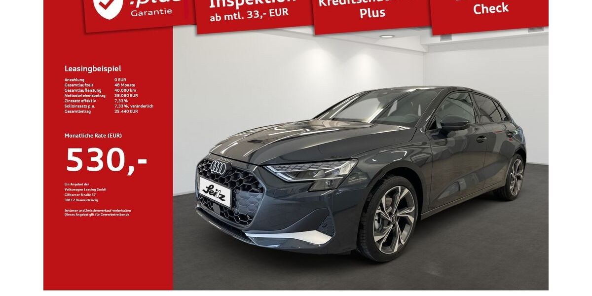 Audi A3 13.000 km 33.490 &euro; Kempten 87435