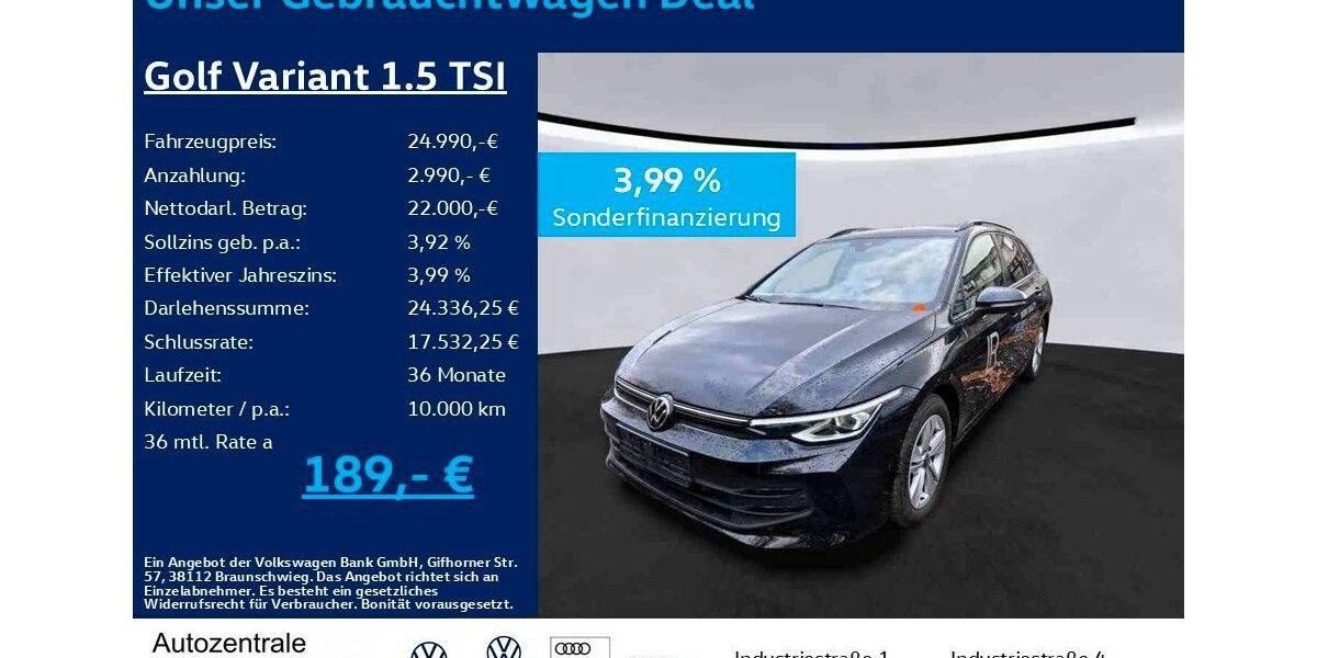 VW Golf 11.400 km 24.990 &euro; Heiligenroth 56412