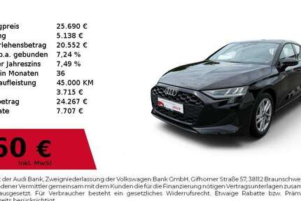 Audi A3 7.473 km 25.690 &euro; Dessau 06842