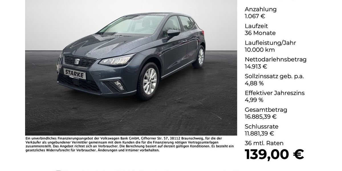 Seat Ibiza 17.655 km 15.980 &euro; Osnabrück 49078
