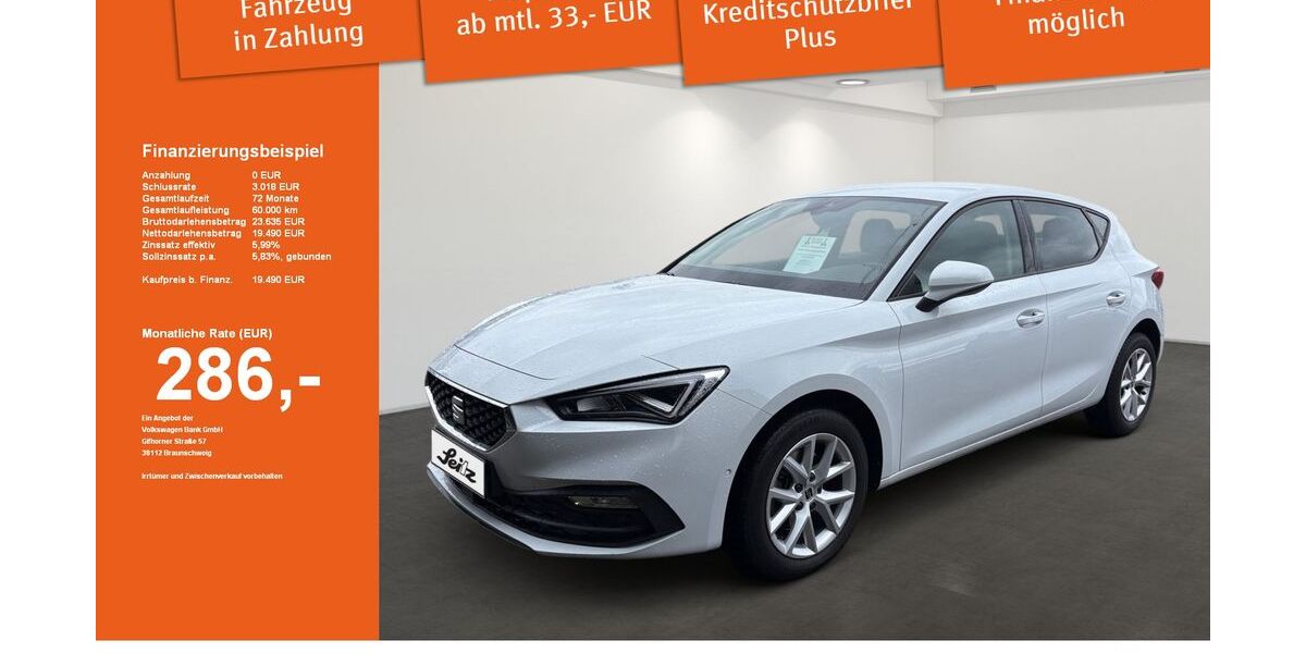 Seat Leon 40.370 km 18.930 &euro; Weingarten 88250