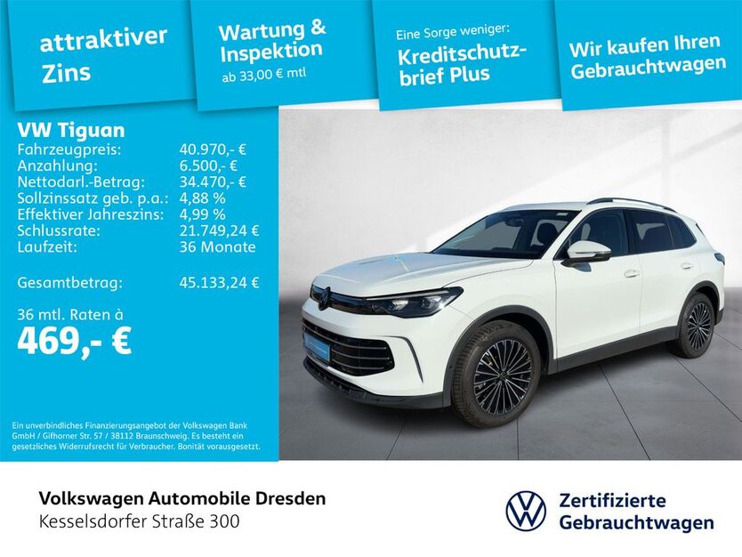 VW Tiguan 23.791 km 40.970 € Dresden 01169