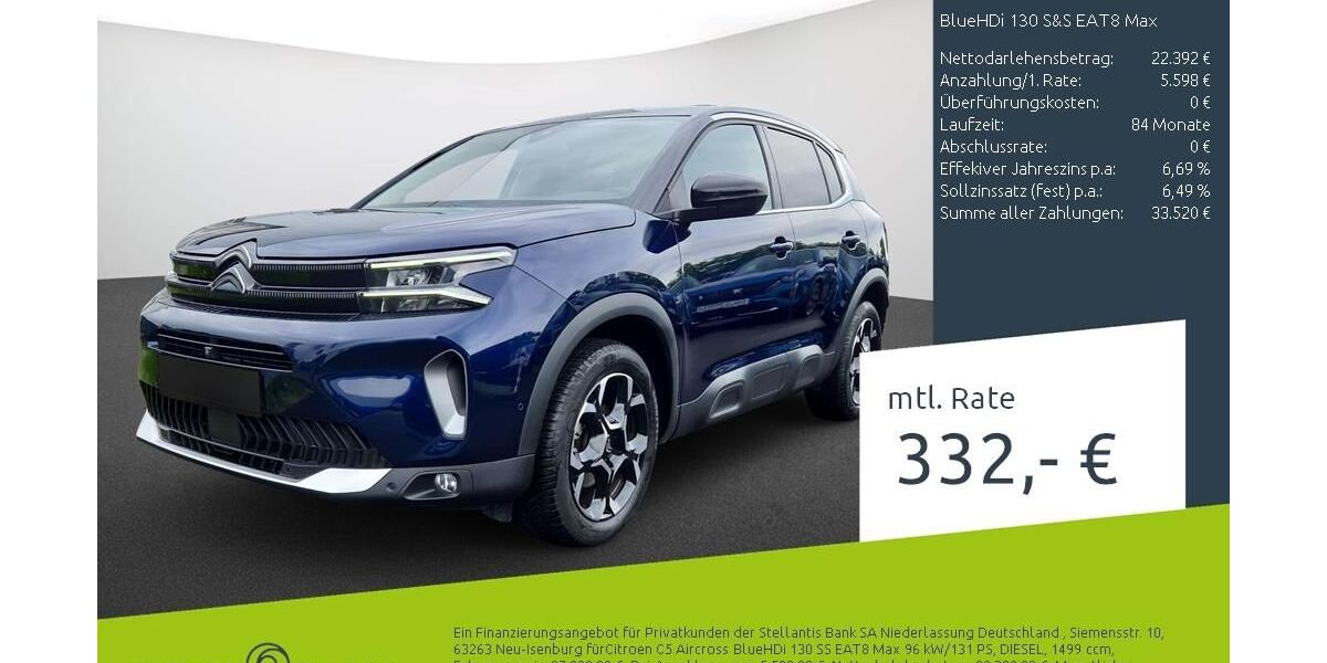 Citroen C5 Aircross 47.506 km 27.990 &euro; Dülmen 48249