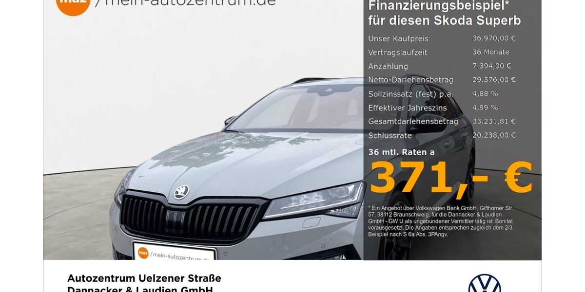 Skoda Superb 49.826 km 36.970 &euro; Lüneburg 21335