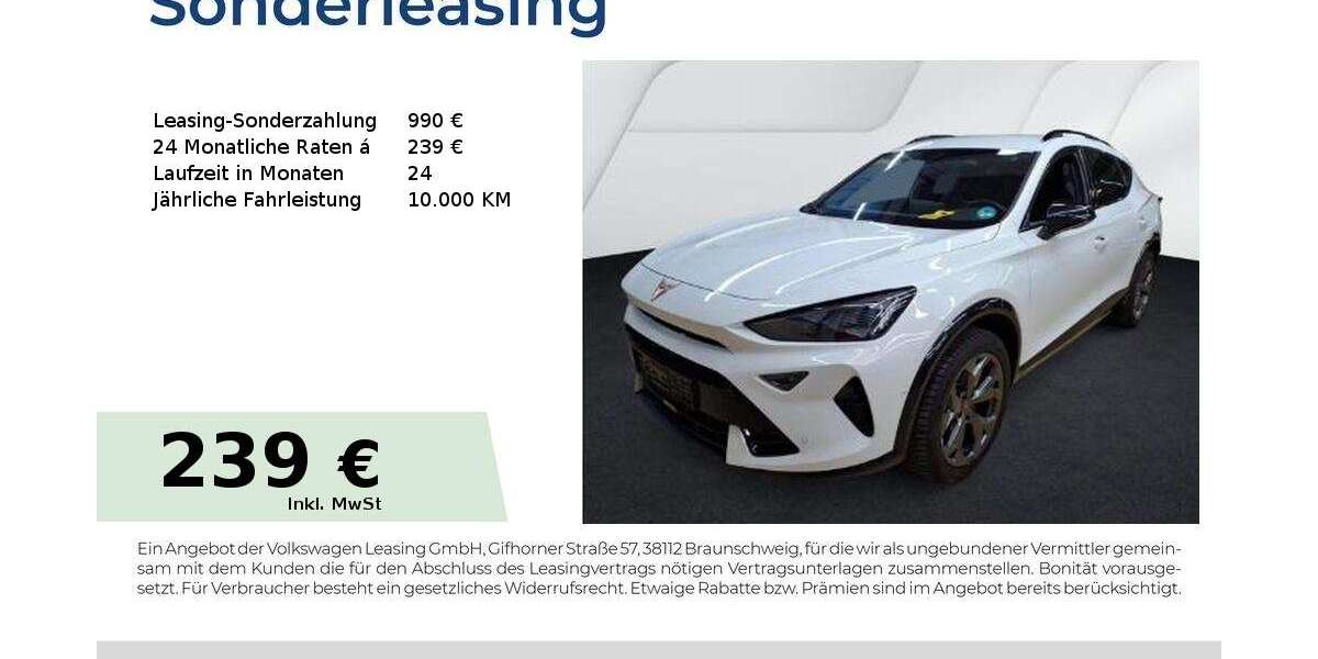 Cupra Formentor 26.450 km 32.950 &euro; Schwabach 91126