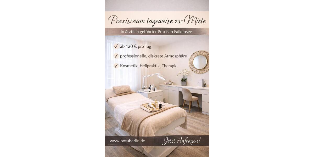 Praxisraum tageweise zur Miete zimmer