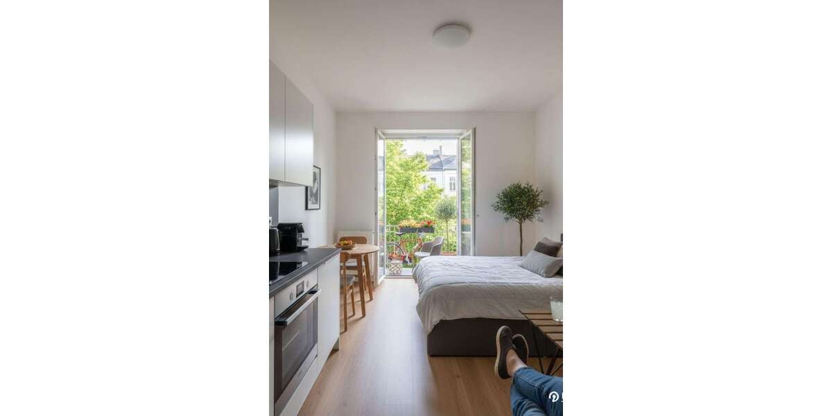 Etagenwohnung Karlsruhe Innenstadt-West - 1 Zimmer, 18 m&sup2;, 132.000&euro; | Angebot:24821560