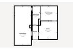 Moderne 2 Zimmer Wohnung mit Traumgarten & Garage in ruhiger Lage