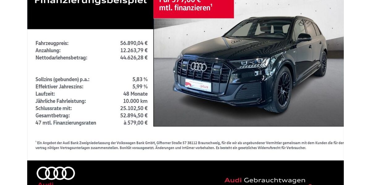 Audi Q7 70.011 km 56.890 &euro; Rostock 18059