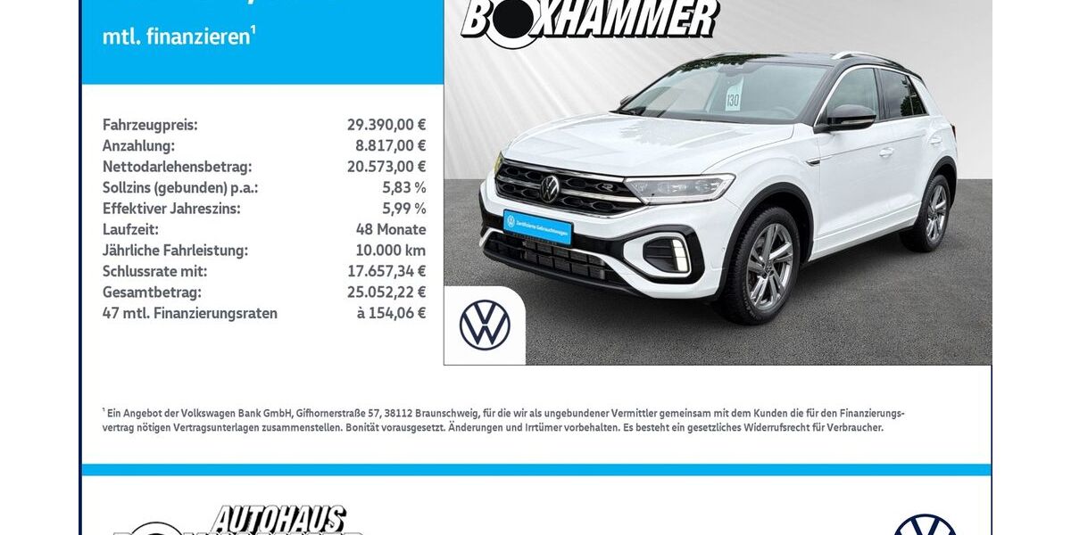 VW T-Roc 31.958 km 29.390 &euro; Bad Aibling 83043