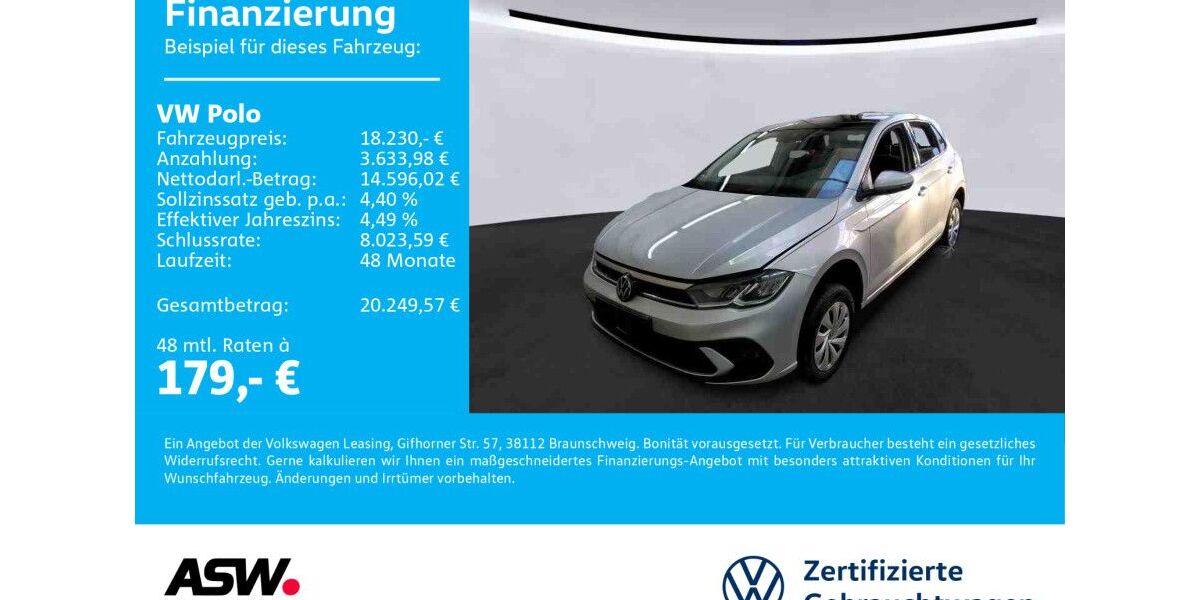 VW Polo 87.700 km 18.230 &euro; Bad Rappenau 74906