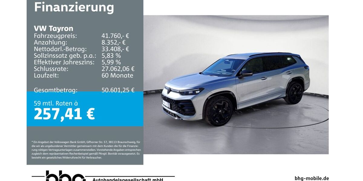 VW Tayron 19.153 km 41.760 &euro; Durmersheim 76448