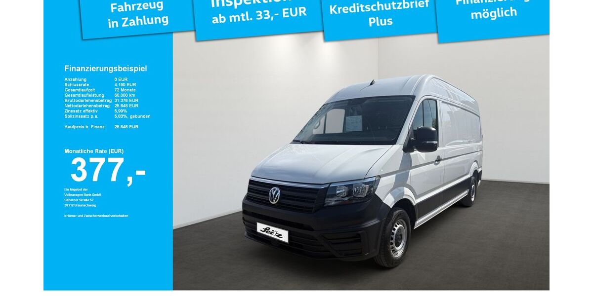 VW Crafter 18.405 km 25.499 &euro; Weingarten 88250