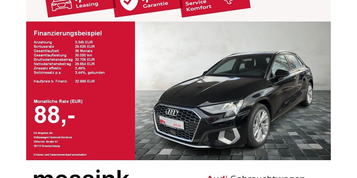 Audi A3 27.582 km 31.350 &euro; Wermelskirchen 42929