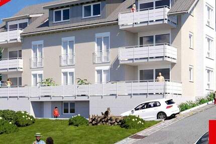 3 Zi. EG mit Balkon ca. 86 m² - Wohnung 2 - Bergstr. 13, 79848 Bonndorf-Neubau mit Lift-klimafreundlich KFN-KFW297+298 3 zimmer