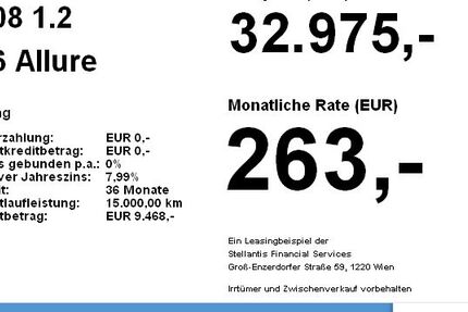 Peugeot 2008 4.990 km 32.975 € Kempten 87435