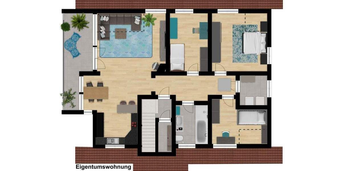 Etagenwohnung Höchst Hassenroth - 4 Zimmer, 93 m&sup2;, 139.000&euro; | Angebot:24966299