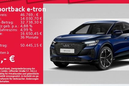 Audi Q4 e-tron 4.415 km 46.769 &euro; Eching 85386