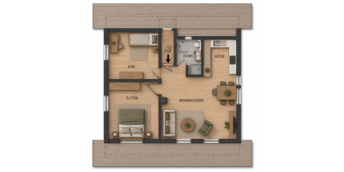 Mehrfamilienhaus, Wohnhaus Neuried-Ichenheim Ichenheim - 7 Zimmer, 185 m&sup2;, 495.000&euro; | Angebot:26411394