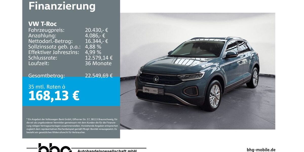 VW T-Roc 26.984 km 20.430 &euro; Ettlingen 76275