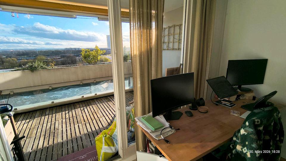 Terrassenwohnung München Moosach - 2 Zimmer, 64 m&sup2;, 1.480&euro; | Angebot:26035491